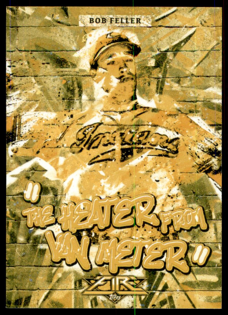 2017 Topps Fire Monikers Gold Minted #M13 Bob Feller