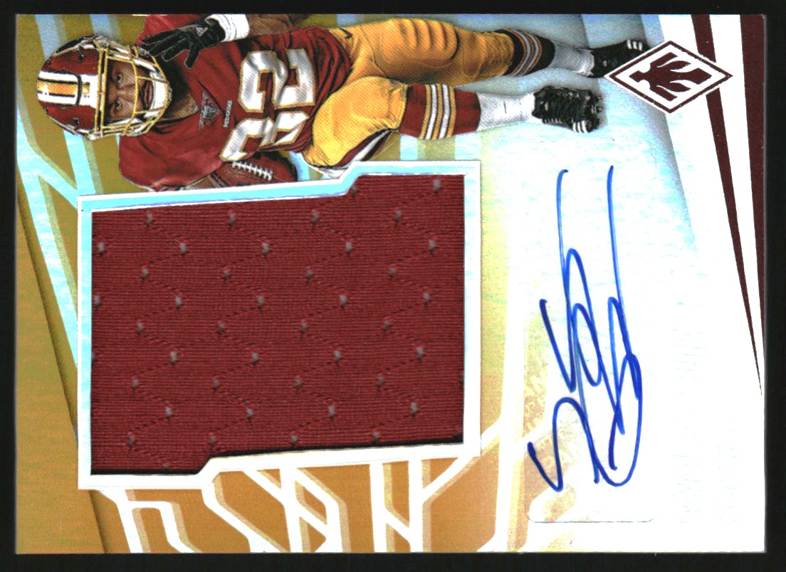 2017 Panini Phoenix Rookie Jumbo Patch Autographs Orange #40 Samaje Perine/49