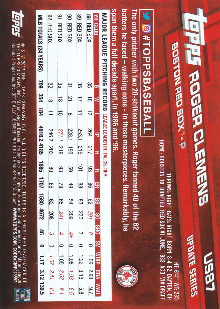 2017 Topps Update Baseball Part 1 - Picture 179 of 440