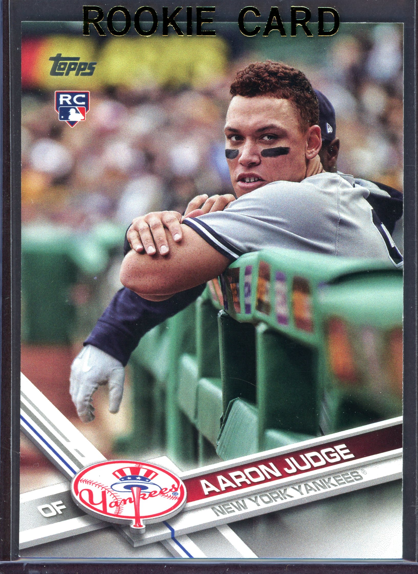 2017 Topps #287C Aaron Judge UPD SP/arms over railing - RARE