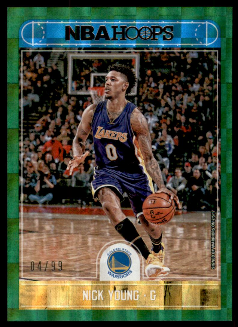 2017-18 Hoops Green #110 Nick Young