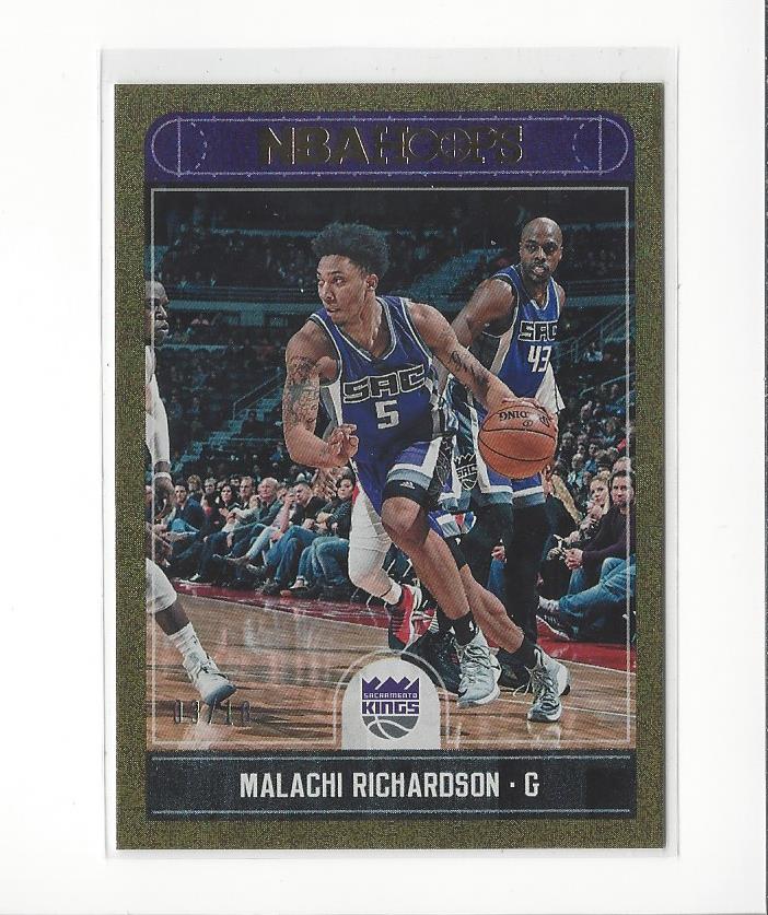 2017-18 Hoops Gold #96 Malachi Richardson