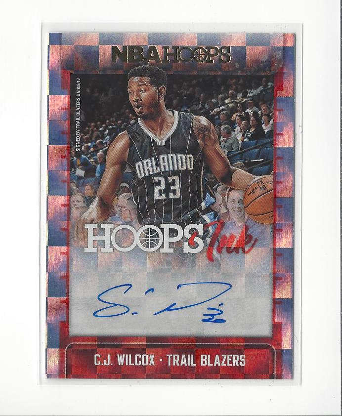 2017-18 Hoops Ink #2 C.J. Wilcox
