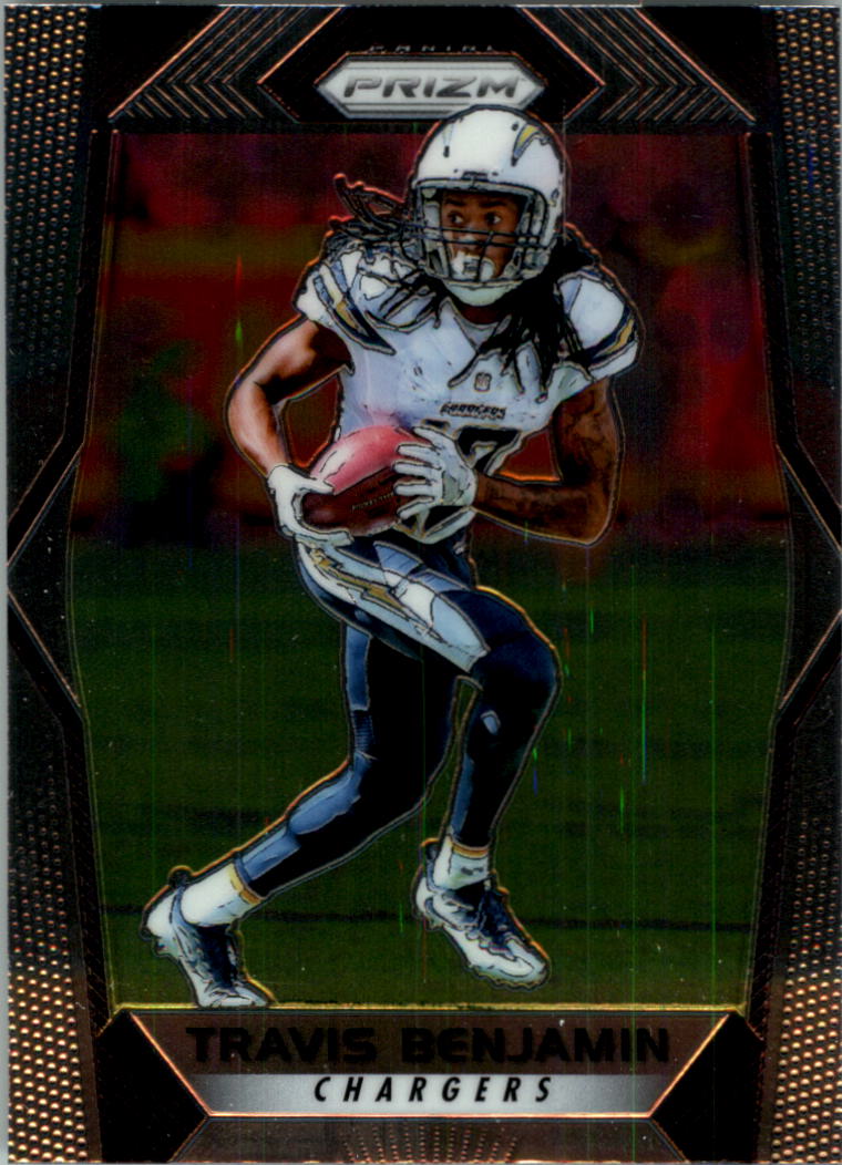 2017 Panini Prizm Prizms Disco #199 Travis Benjamin - NM-MT