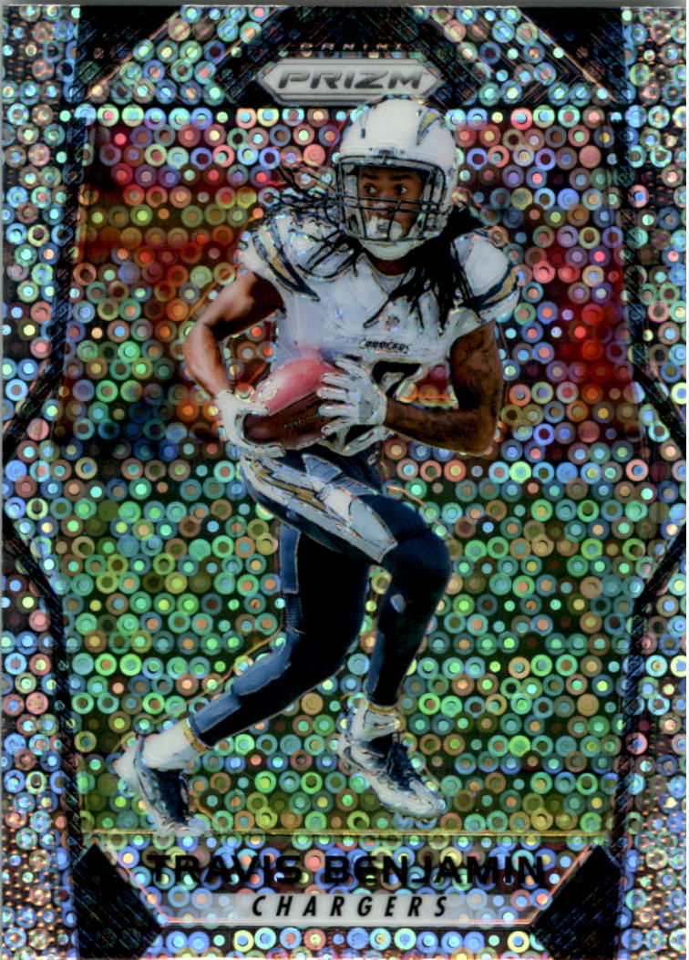 2017 Panini Prizm Prizms Disco #199 Travis Benjamin - NM-MT