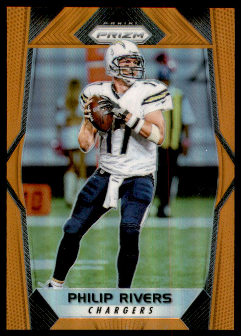 2017 Panini Prizm Prizms Orange #83 Philip Rivers