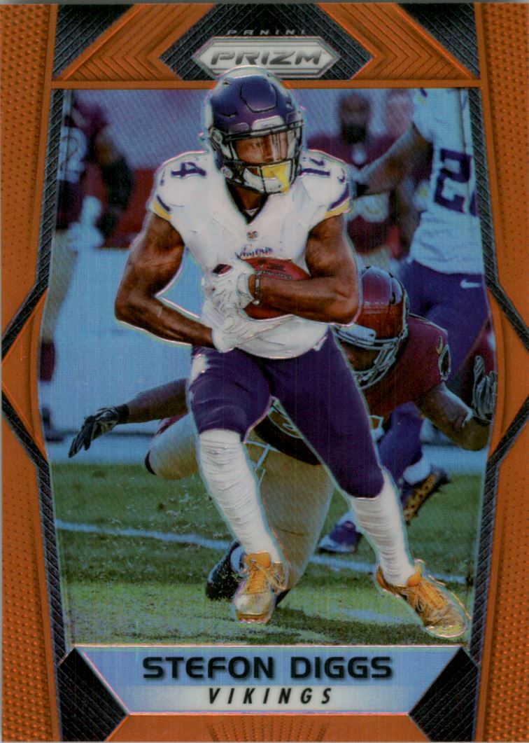 2017 Panini Prizm Prizms Orange #87 Stefon Diggs
