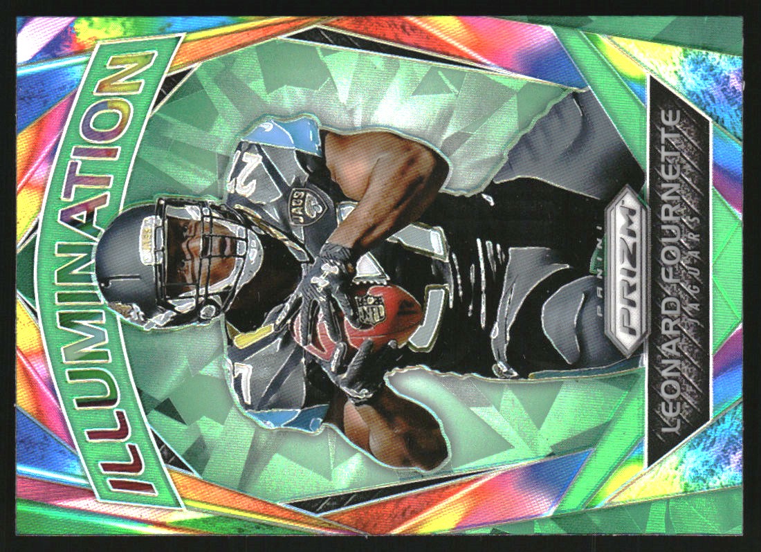 2017 Panini Prizm Illumination Prizms Green #7 Leonard Fournette