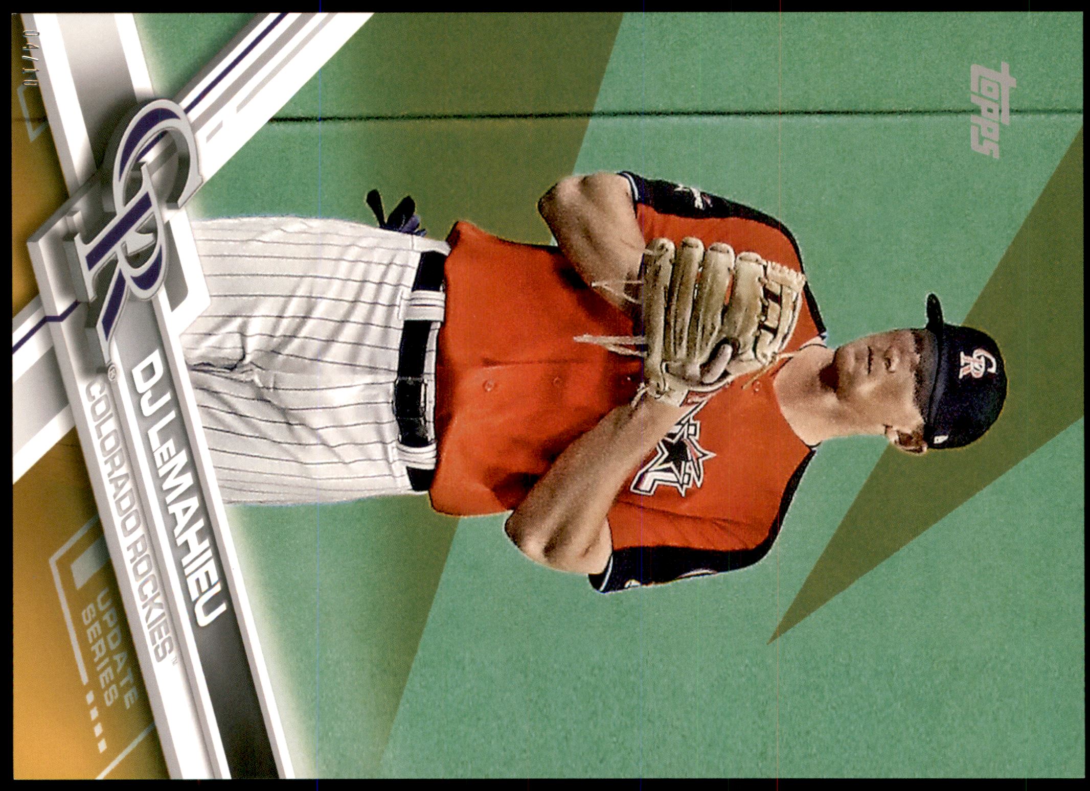 2017 Topps Update 5x7 Gold #US230 DJ LeMahieu