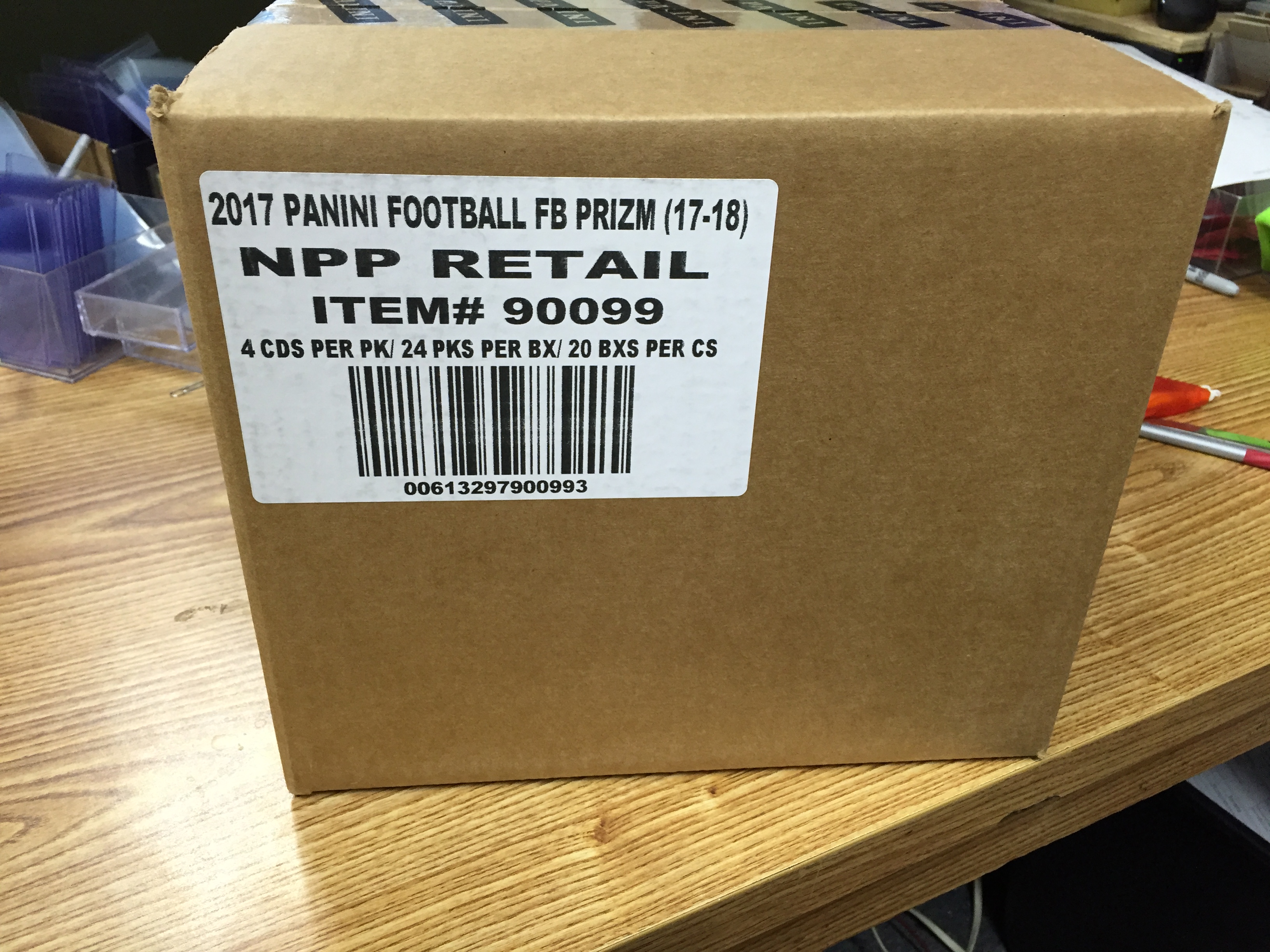 2017 Panini Prizm Football Retail Case
