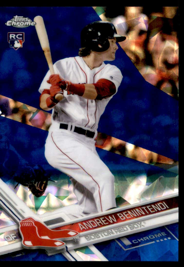 2017 Topps Chrome Sapphire Edition #283 Andrew Benintendi