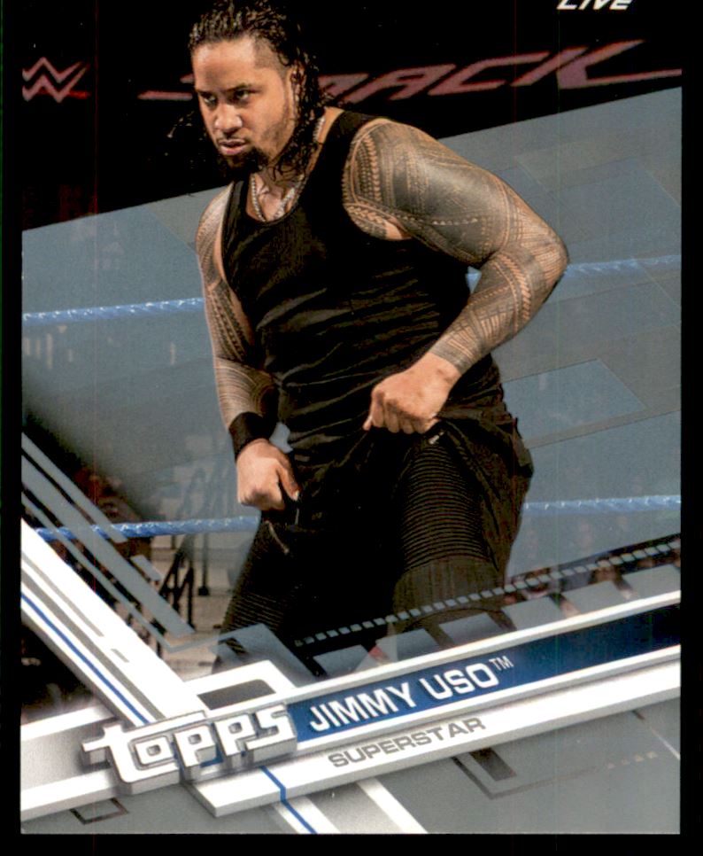 2017 Topps WWE Then Now Forever Silver #149 Jimmy Uso