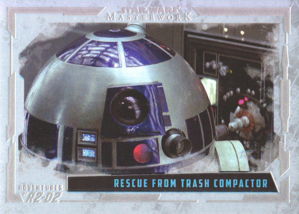 2017 Topps Star Wars Masterwork Adventures of R2-D2 Rainbow Foil #AR6 Rescue from Trash Compactor