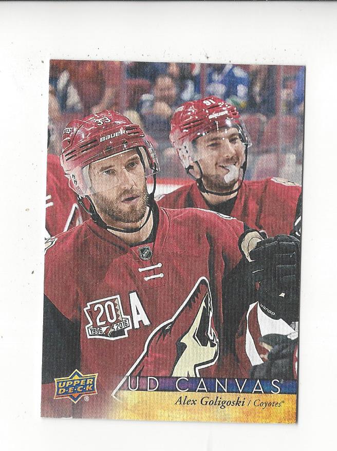 2017-18 Upper Deck Canvas #C4 Alex Goligoski