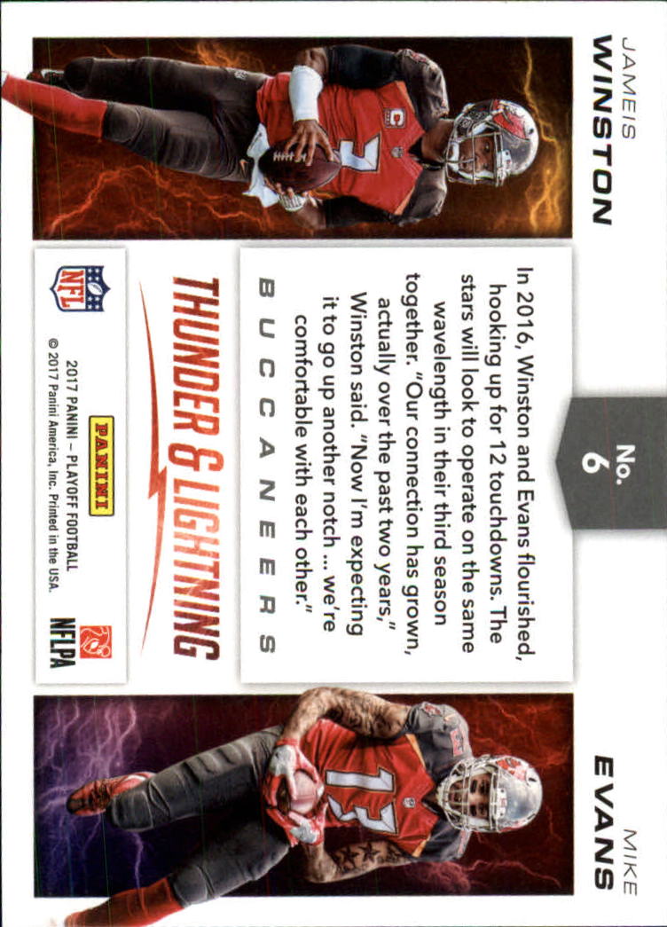 2017 PLAYOOF THUNDER AND LIGHTNING FOOTBALL ASSORTED SINGLES U-PICK