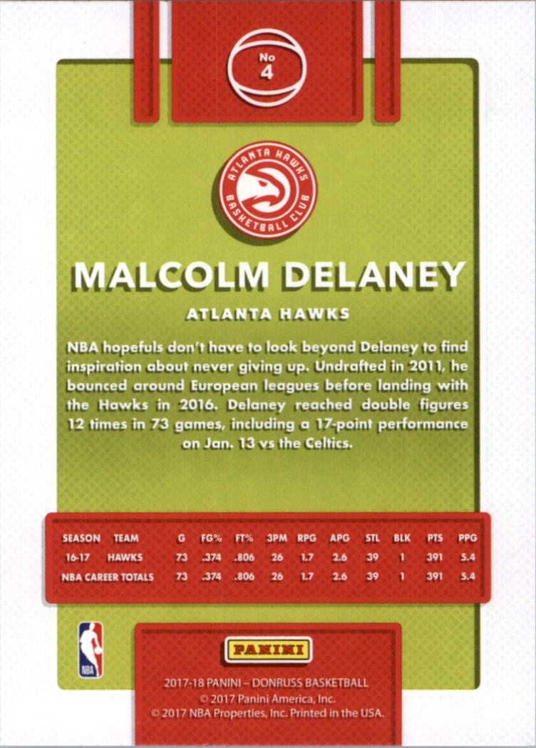 2017-18 Donruss Basketball Card Pick (Base)