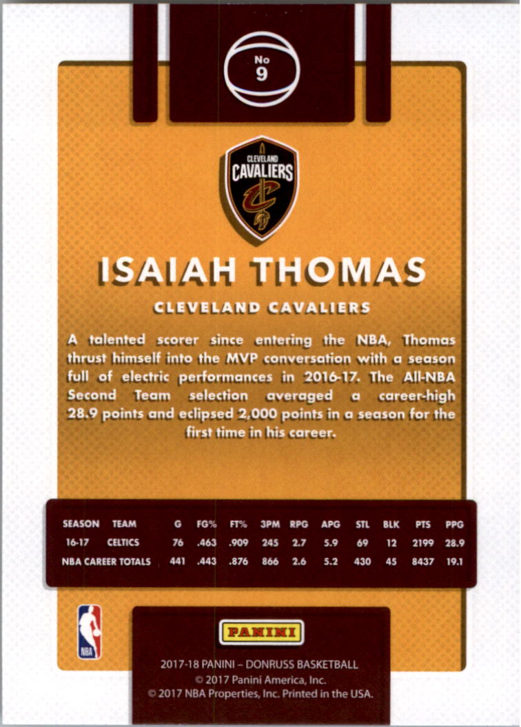 2017-18 Donruss Basketball Card Pick (Base)