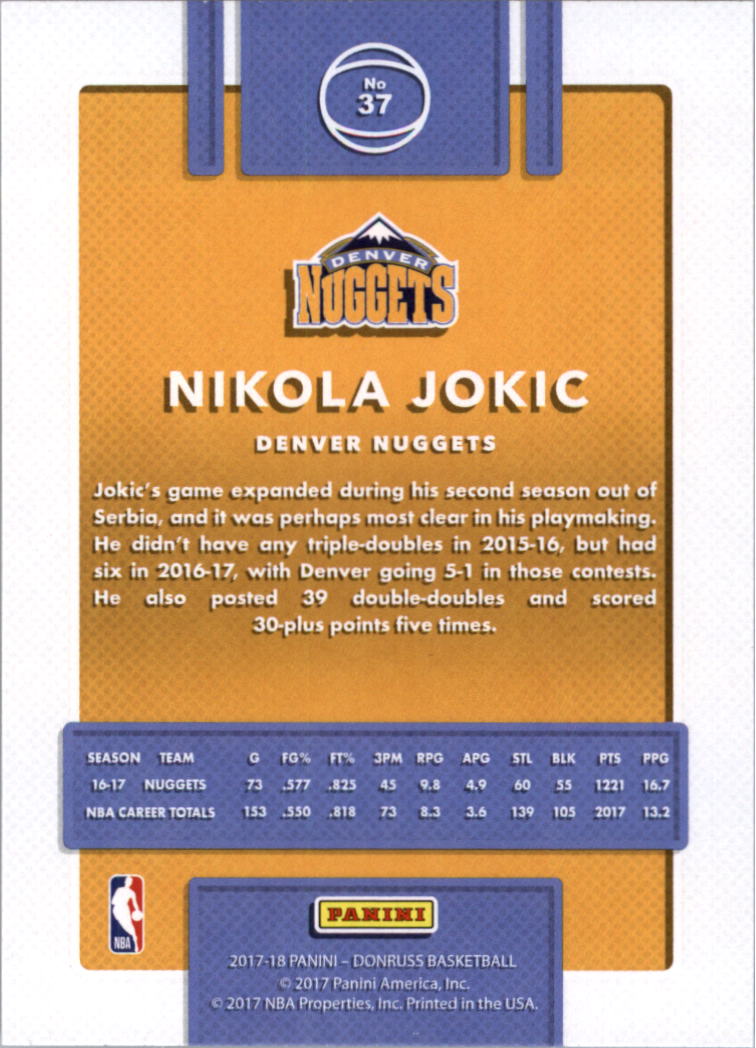 2017-18 Donruss Basketball Card Pick (Base)