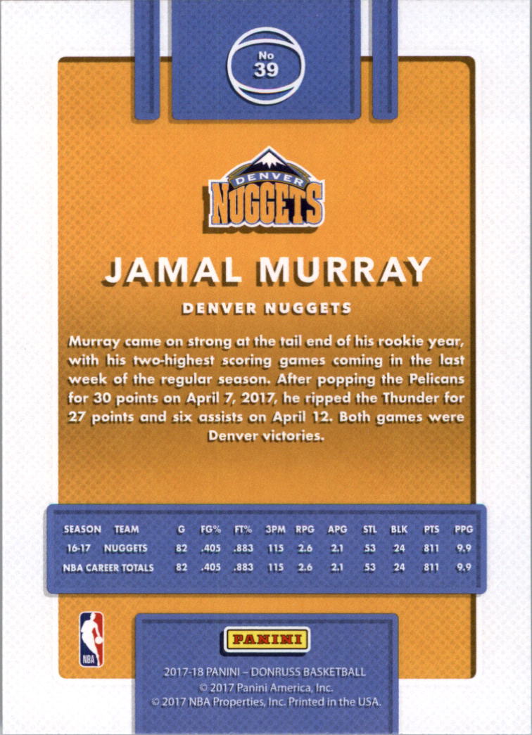 2017-18 Donruss Basketball Card Pick (Base)