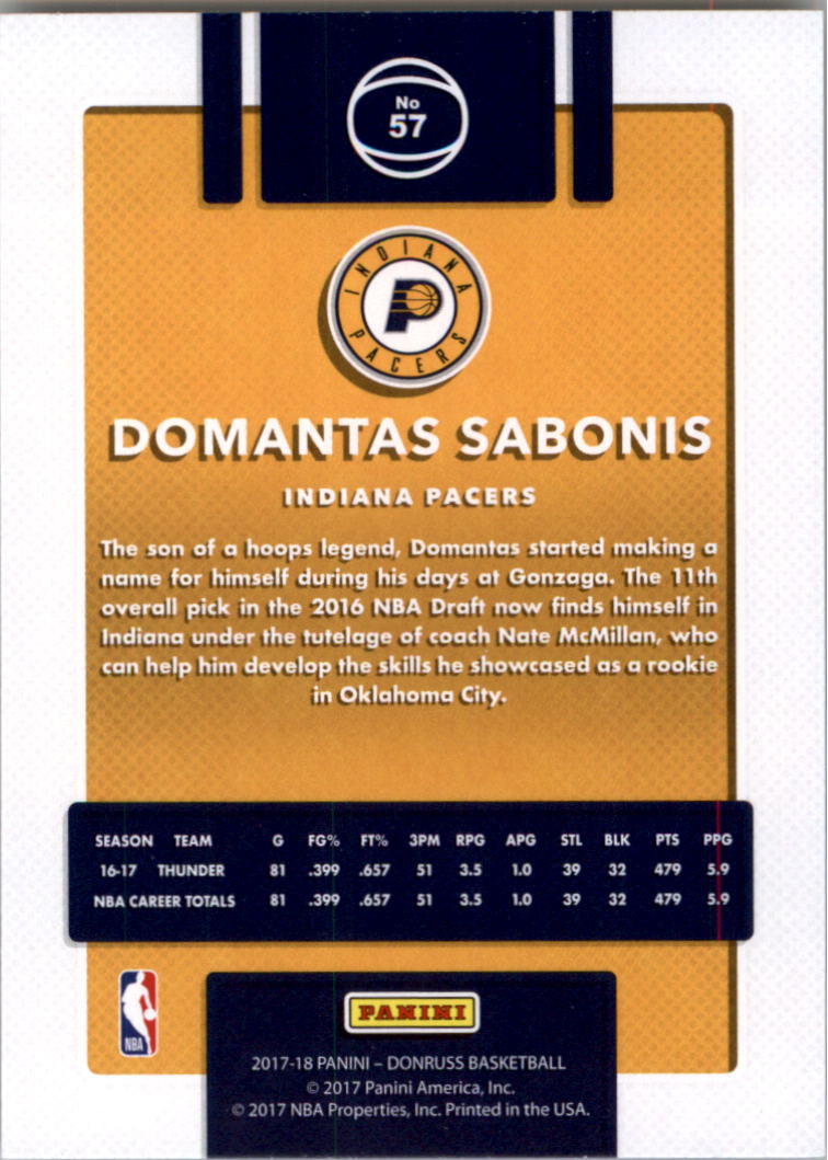 2017-18 Donruss Basketball Card Pick (Base)