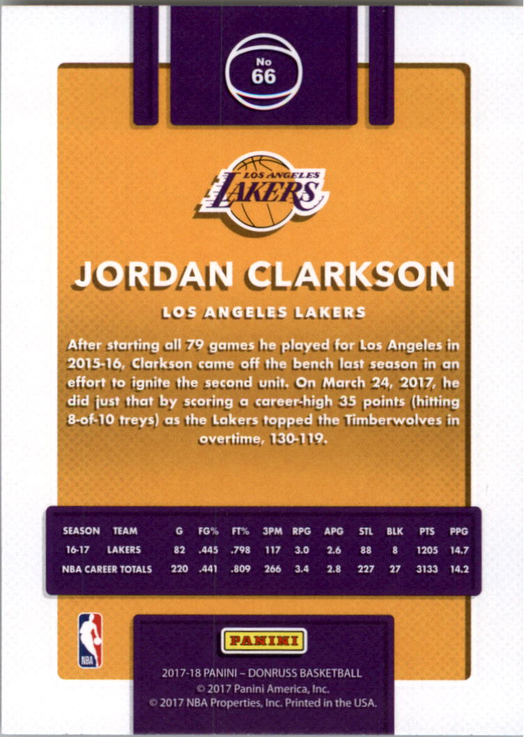 2017-18 Donruss Basketball Card Pick (Base)