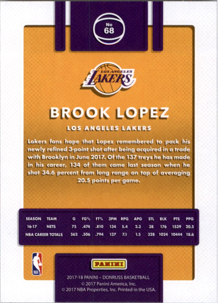 2017-18 Donruss Basketball Card Pick (Base)