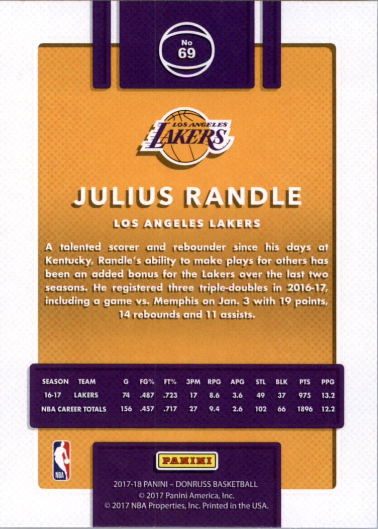 2017-18 Donruss Basketball Card Pick (Base)