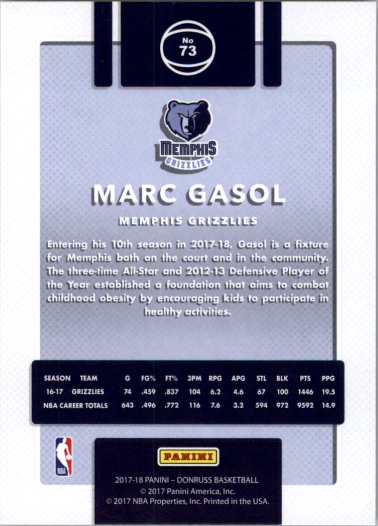 2017-18 Donruss Basketball Card Pick (Base)