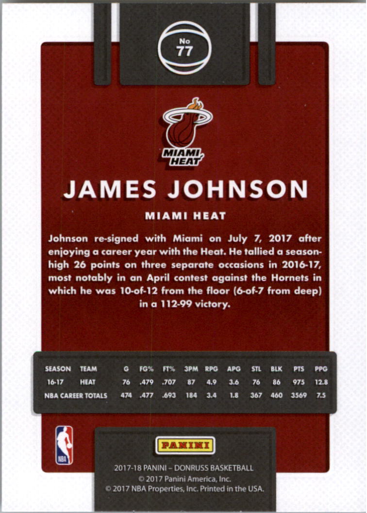 2017-18 Donruss Basketball Card Pick (Base)