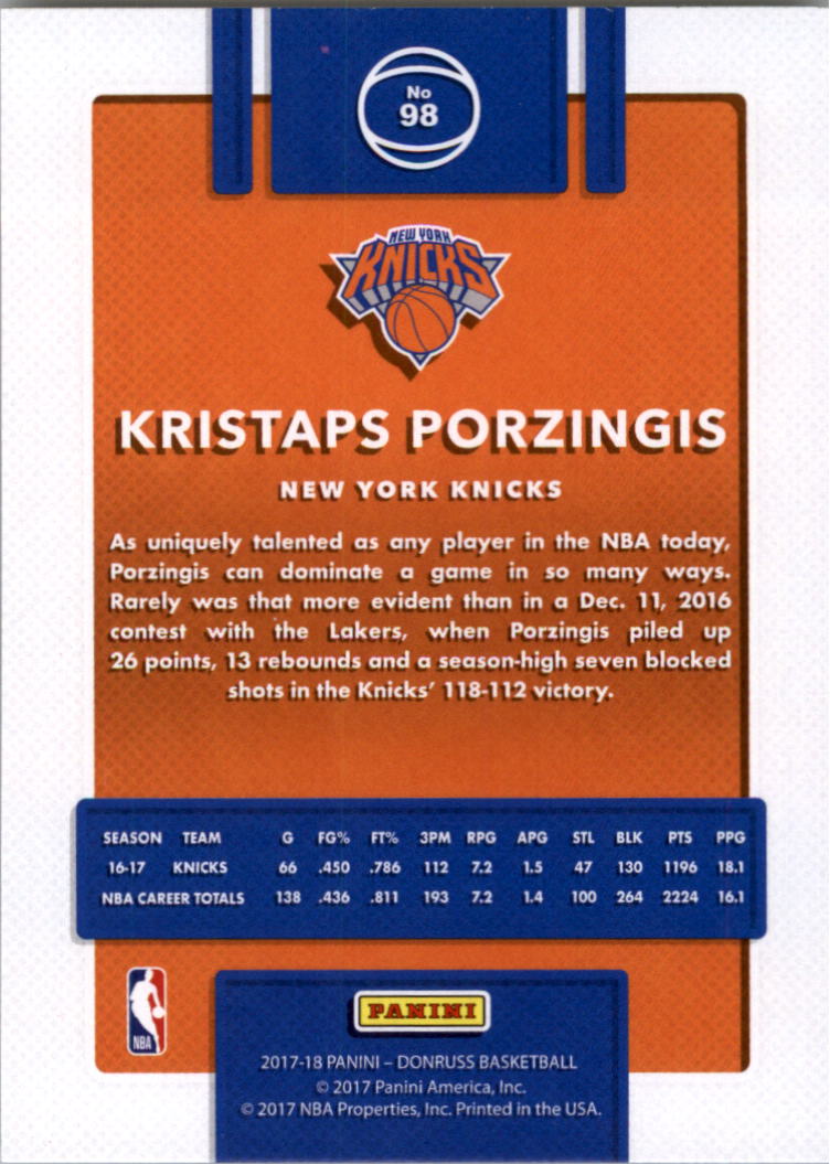 2017-18 Donruss Basketball Card Pick (Base)