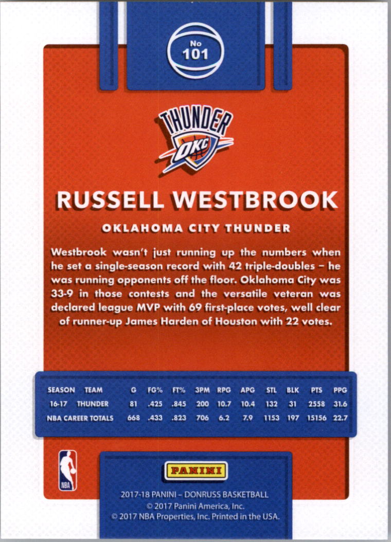 2017-18 Donruss Basketball Card Pick (Base)