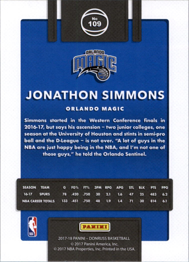 2017-18 Donruss Basketball Card Pick (Base)