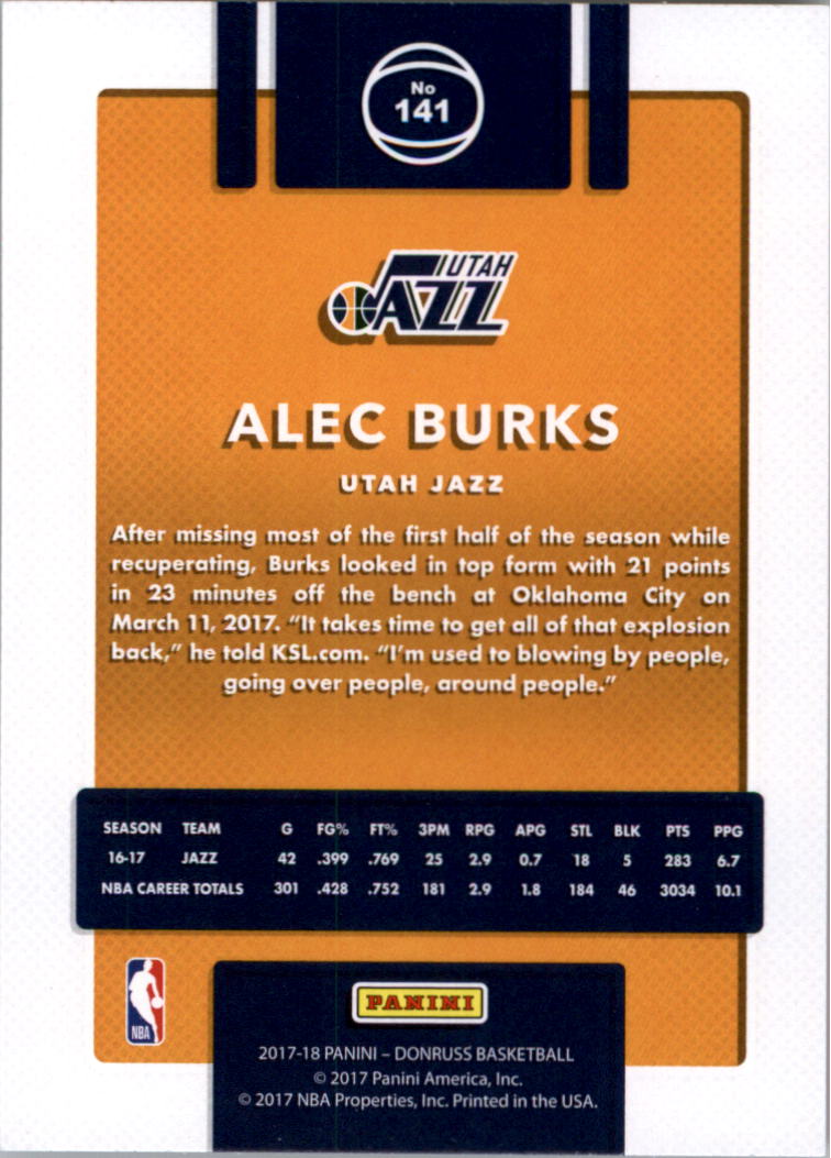 2017-18 Donruss Basketball Card Pick (Base)