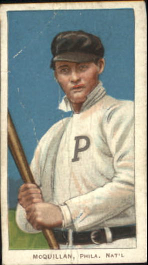 1909-11 T206  George McQuillan   FAIR   Philadelphia   (Piedmont 350) A10586