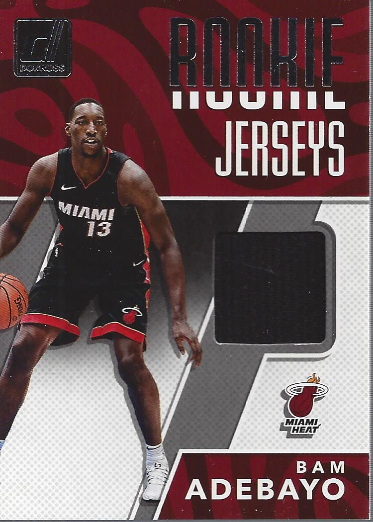 2017-18 Donruss Rookie Jerseys #10 Bam Adebayo - NM-MT