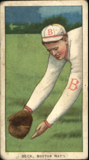 1909-11 T206  Fred Beck   G/VG   Boston   (Piedmont 350) A10717