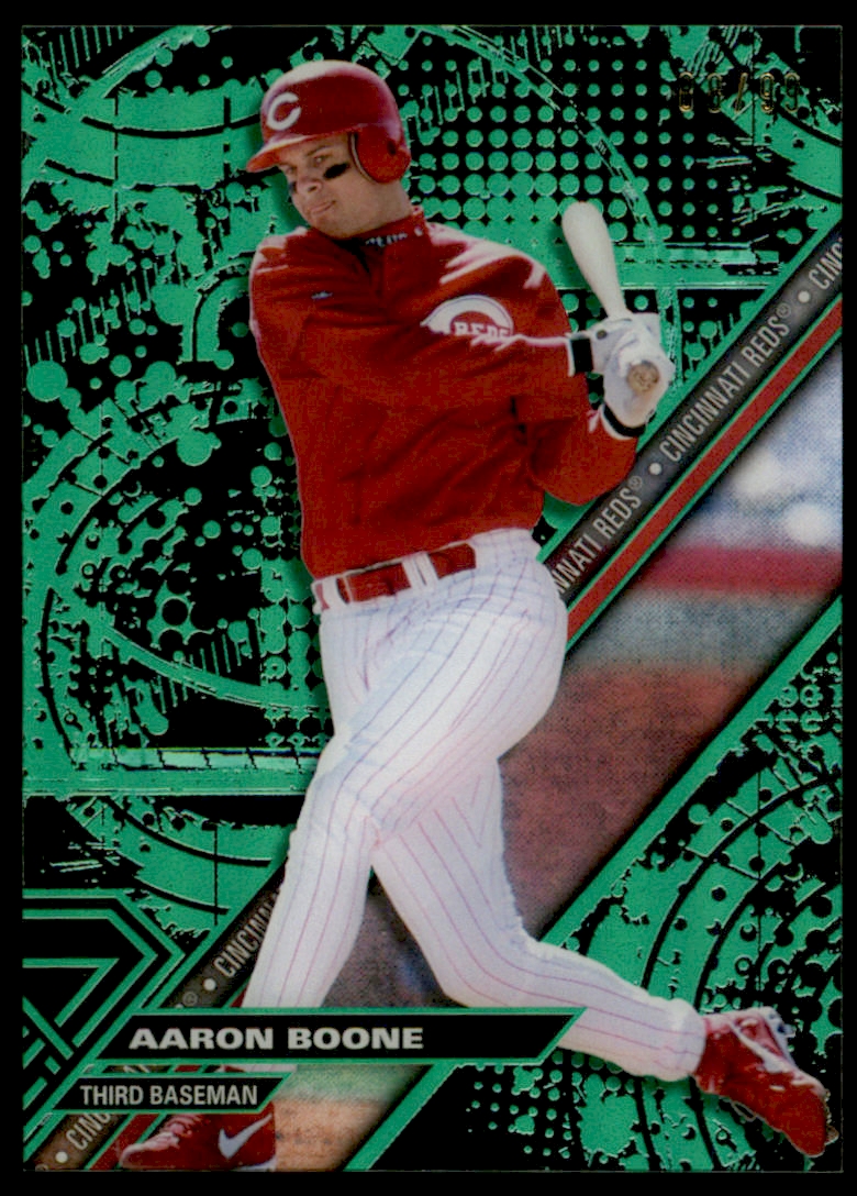2017 Topps High Tek Green Rainbow #HTABO Aaron Boone A