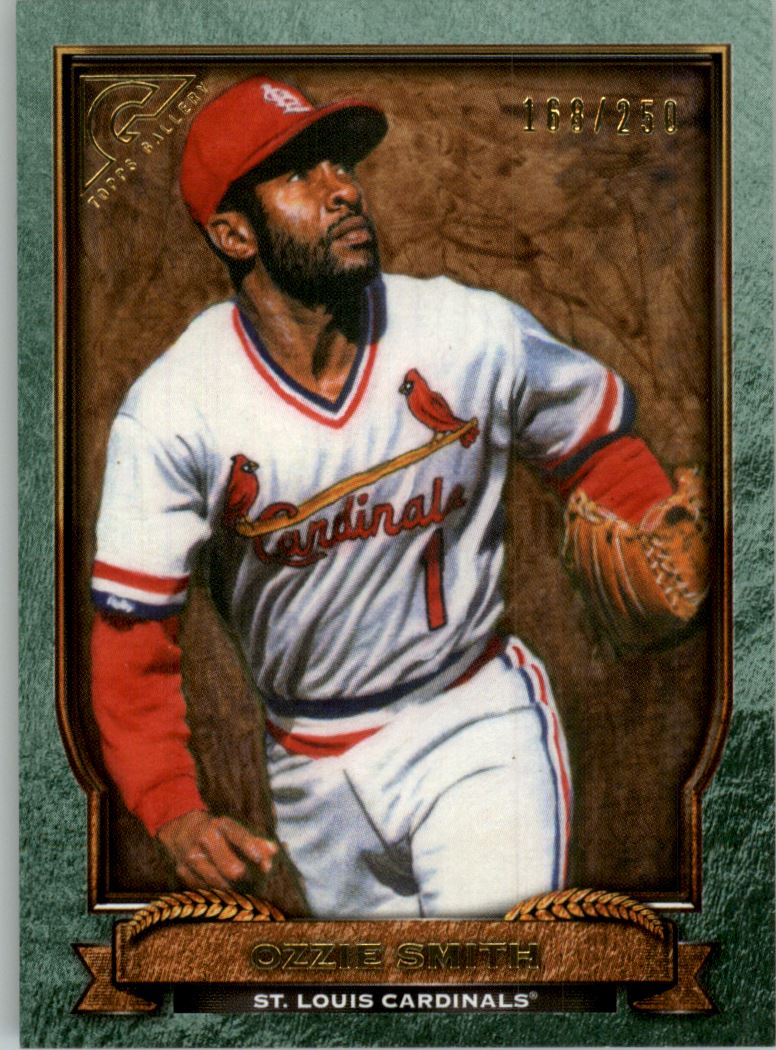 2017 Topps Gallery Hall of Fame Green #HOF26 Ozzie Smith