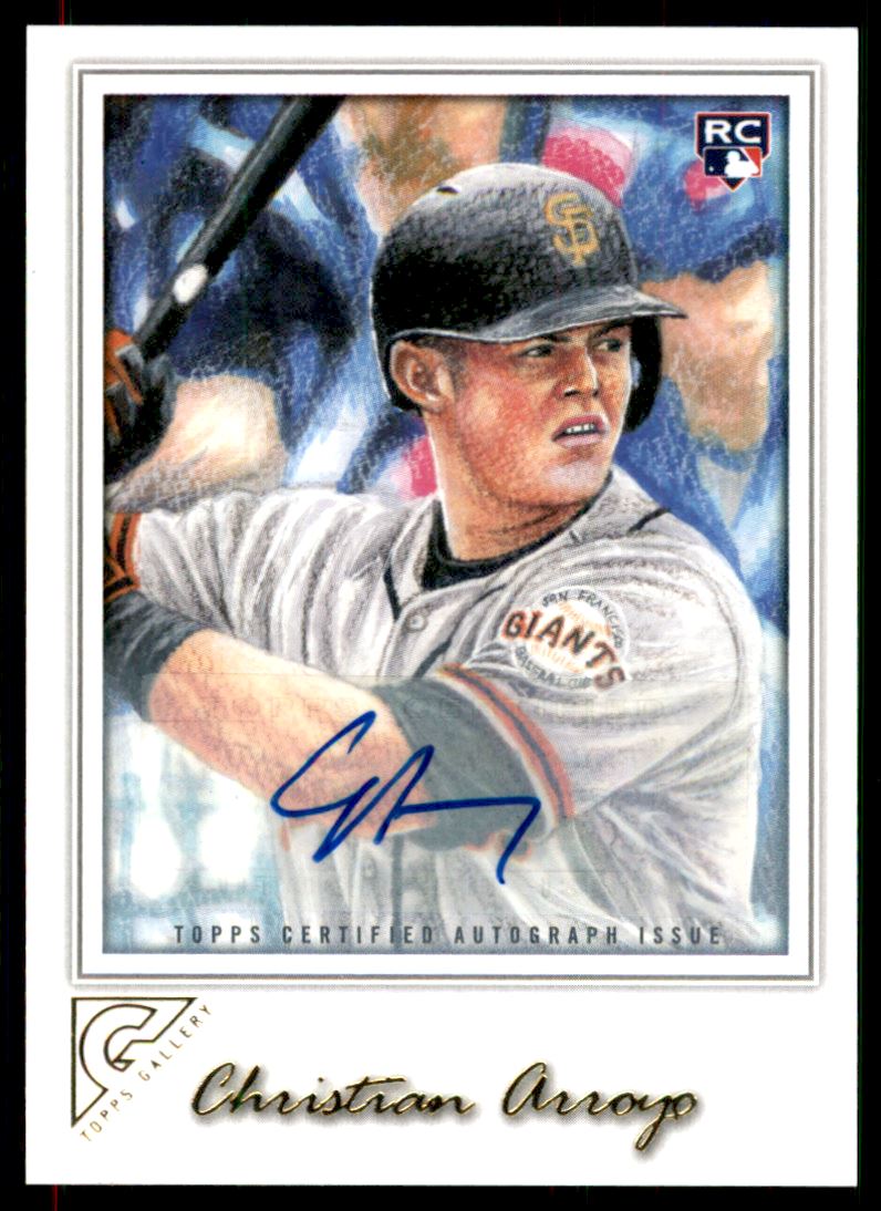 2017 Topps Gallery Autographs #124 Christian Arroyo