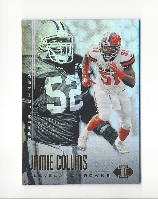 2017 Panini Illusions #84 Jamie Collins/Pepper Johnson