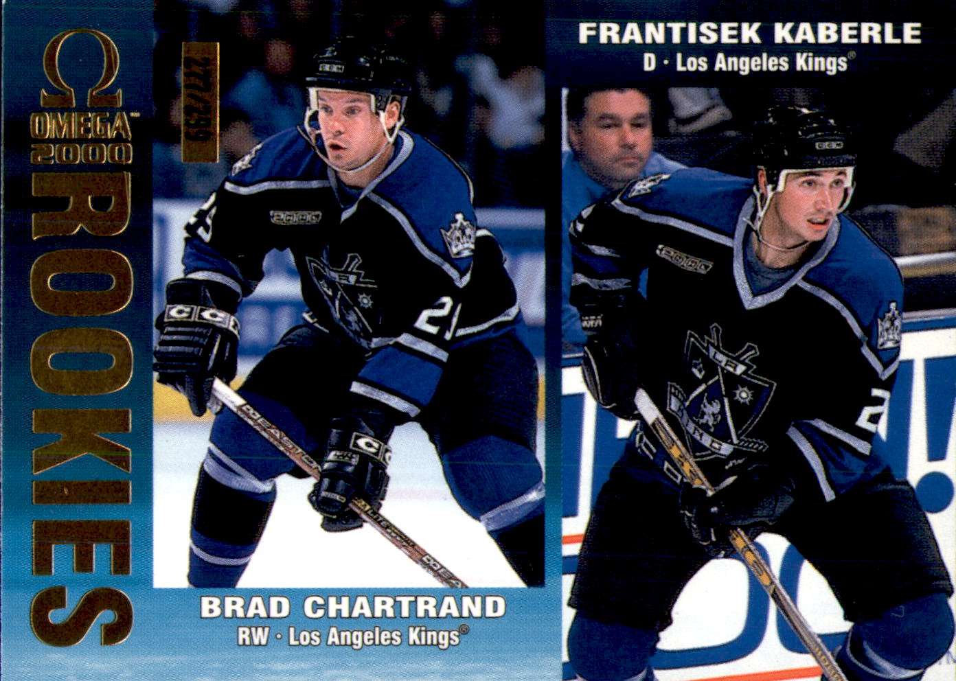 1999-00 Pacific Omega Gold #115 B.Chartrand/F.Kaberle