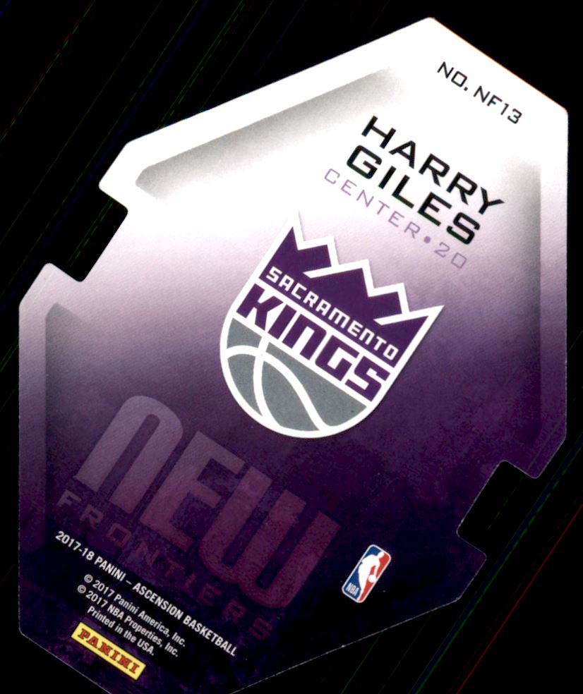 2017-18 Panini Ascension New Frontiers Die Cuts #13 Harry Giles