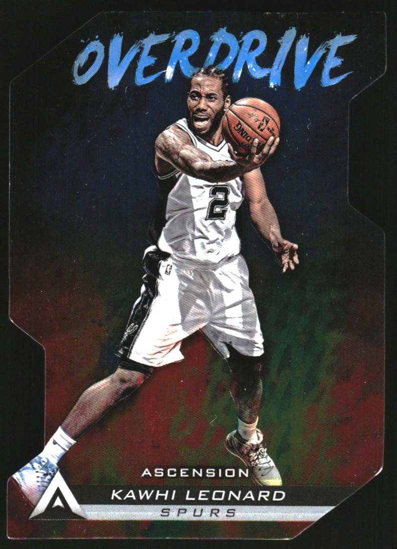 2017-18 Panini Ascension Overdrive Die Cuts #15 Kawhi Leonard