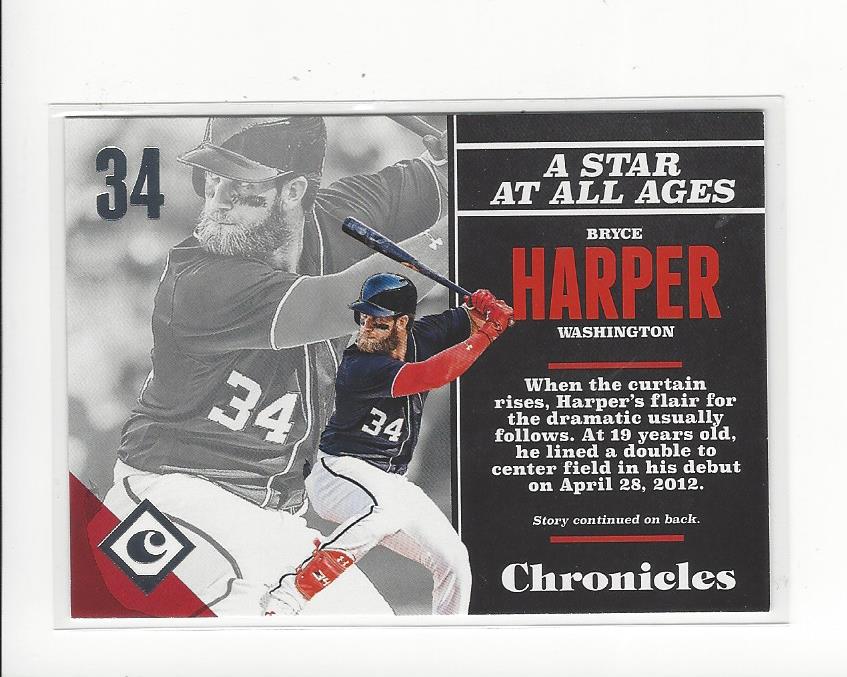 2017 Panini Chronicles #1 Bryce Harper