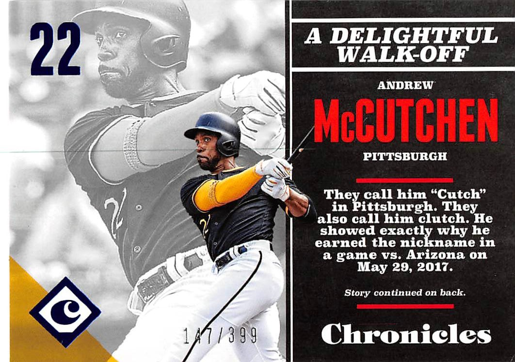 2017 Panini Chronicles Blue #5 Andrew McCutchen