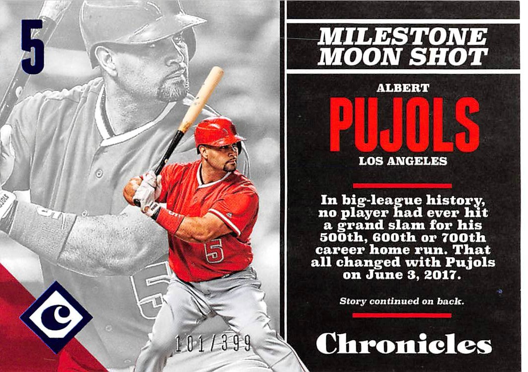 2017 Panini Chronicles Blue #75 Albert Pujols