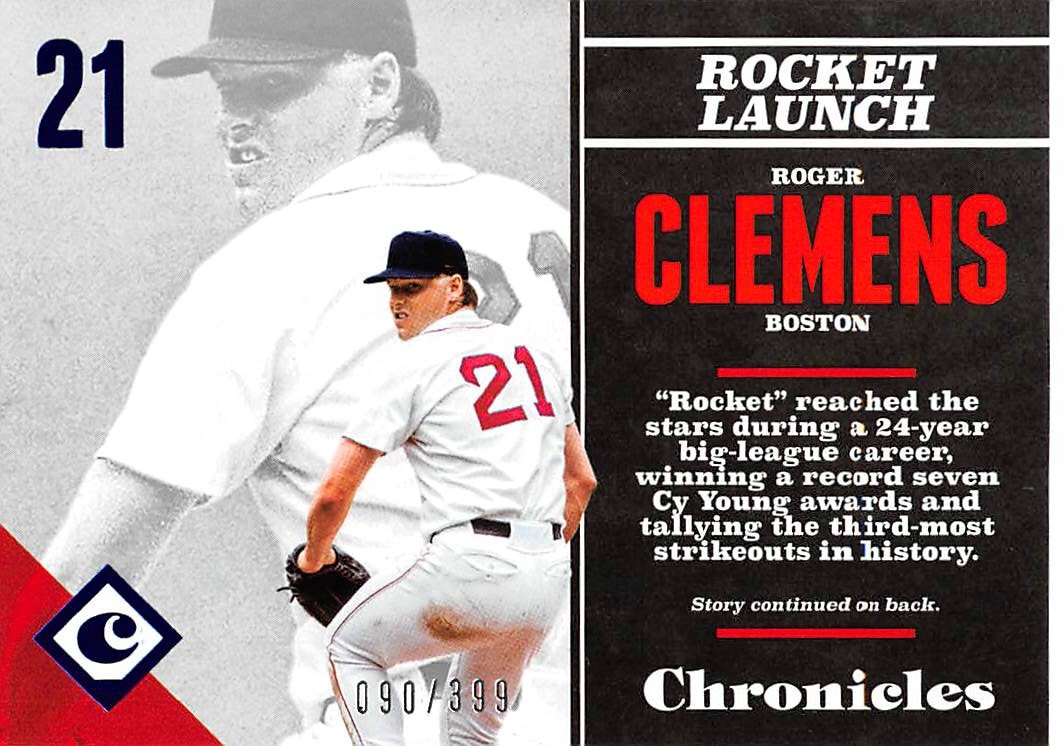 2017 Panini Chronicles Blue #76 Roger Clemens