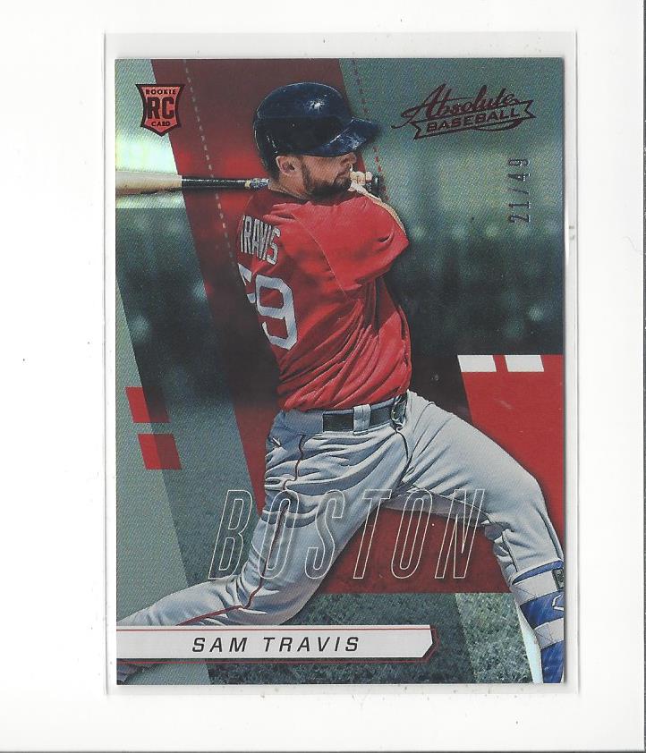 2017 Absolute Spectrum Red #25 Sam Travis