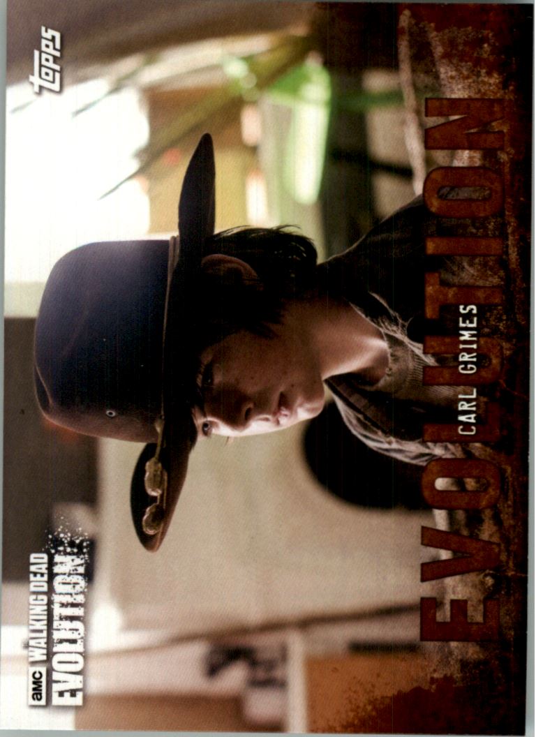 2017 Topps The Walking Dead Evolution Brown #10 Carl Grimes