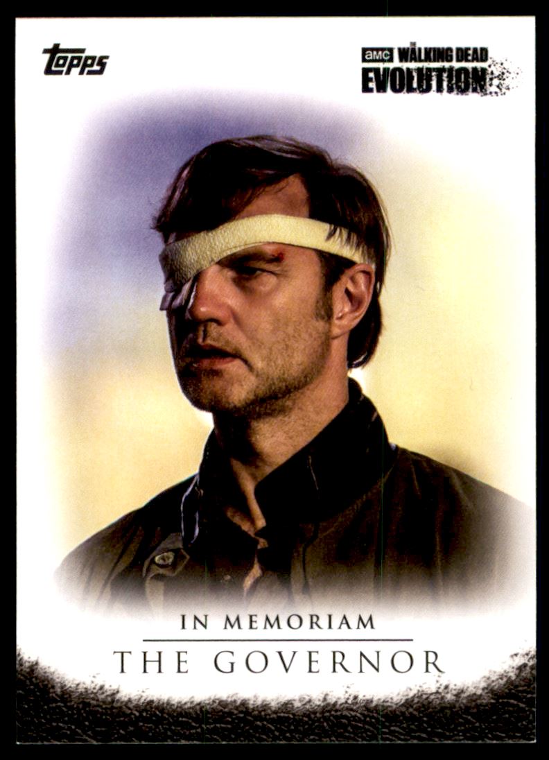 2017 Topps The Walking Dead Evolution In Memoriam #M8 The Governor